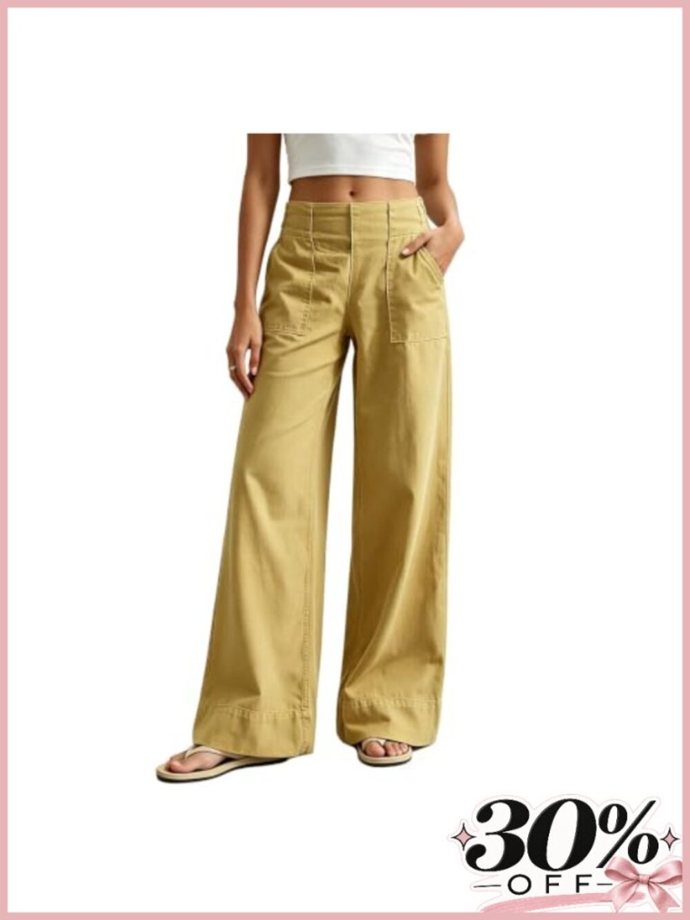 Wide Leg Y2K Denim Jeans High Rise Pull On Full Length